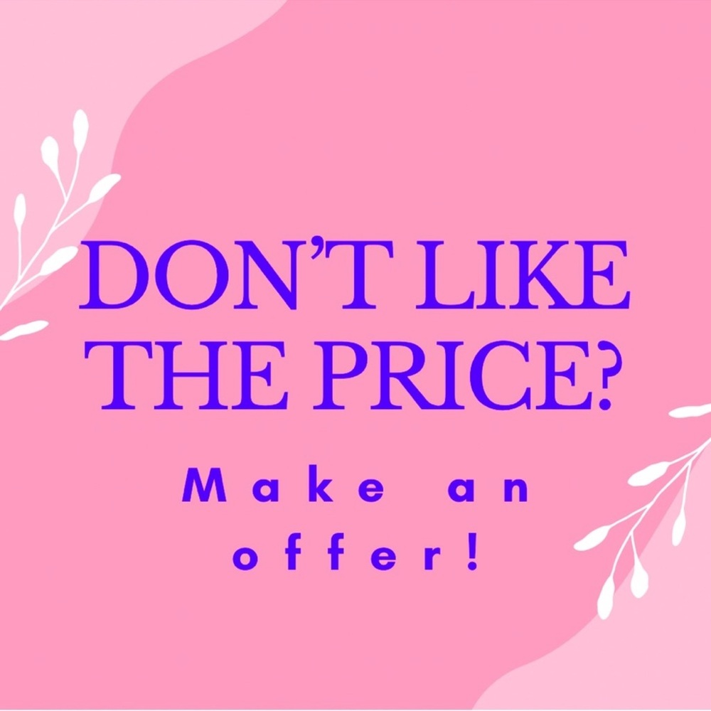 Pink and Purple Offer Sign